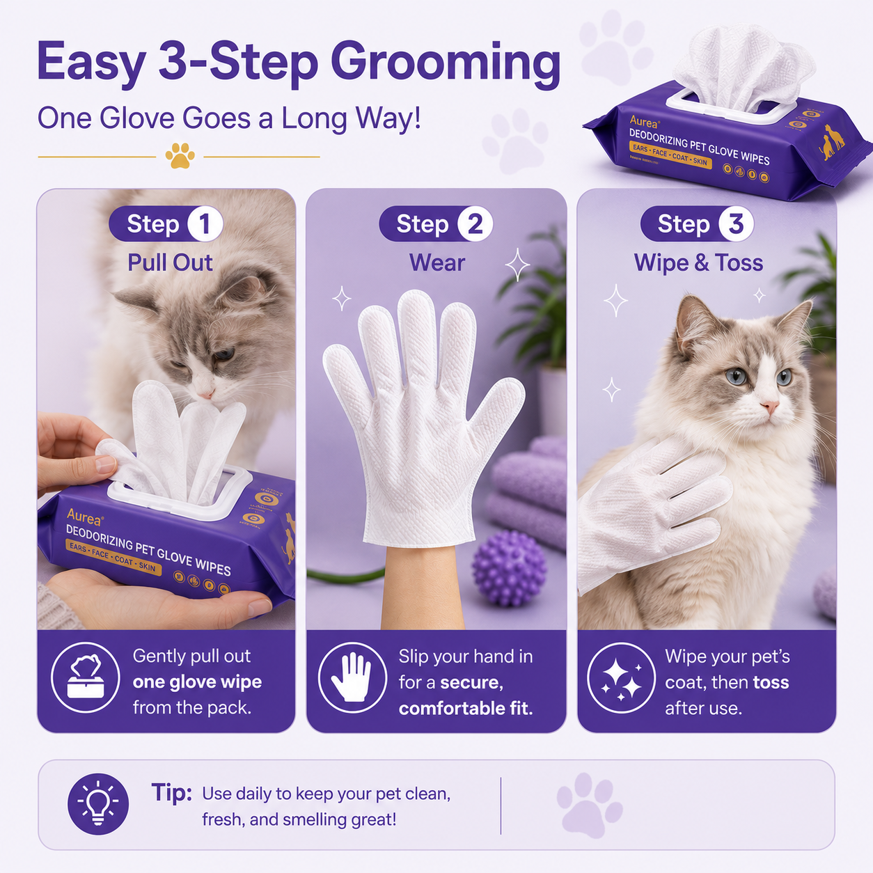 Auréa™ Pet Wipes