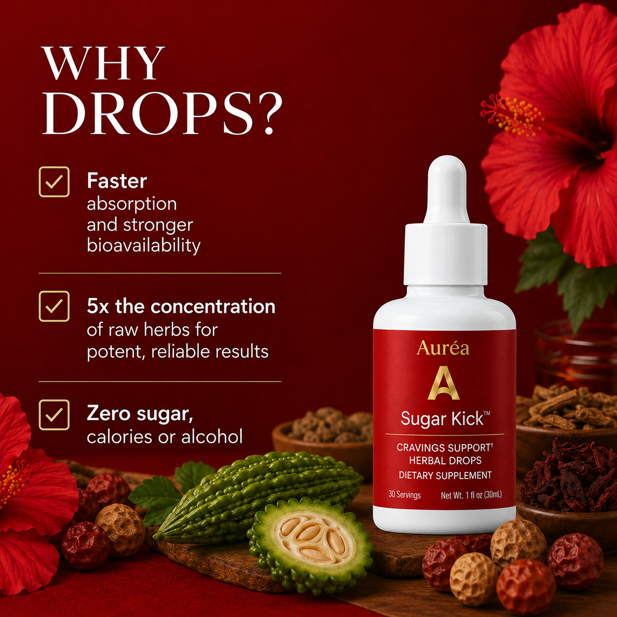 Auréa™ Sugar Kick Drops